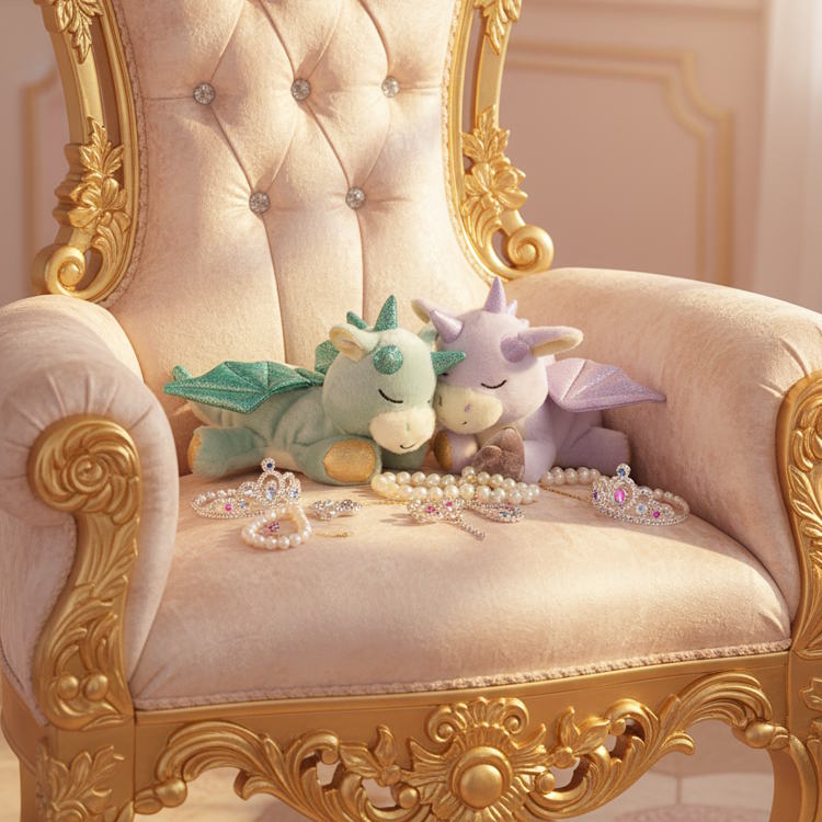 Olli Ella Binky Dragon Misty Lavender at Milk Tooth Australia