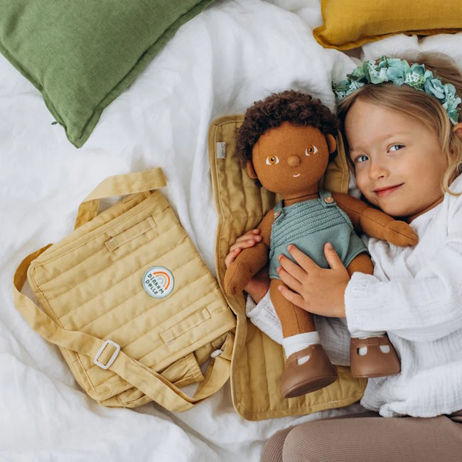 Olli Ella | Carrie Convertible Doll Changing Set Honey at Milk Tooth Australia