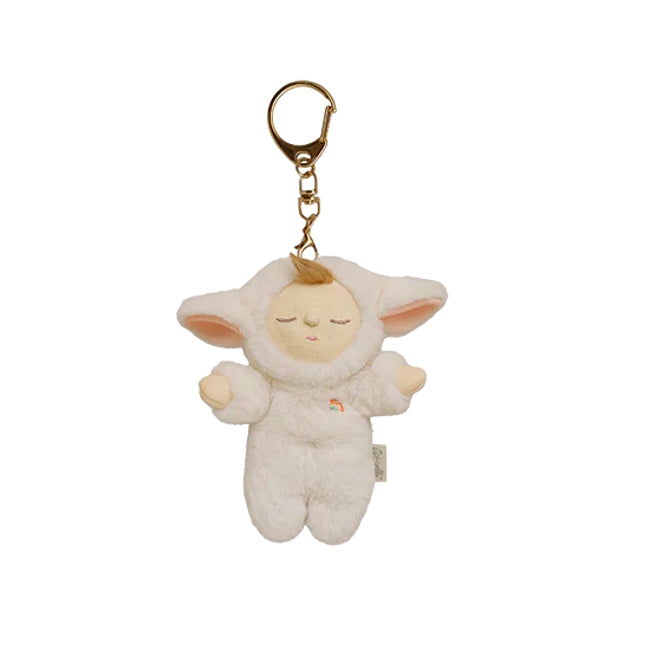 Olli Ella Cozy Bag Charm Lamby Pookie at Milk Tooth Australia