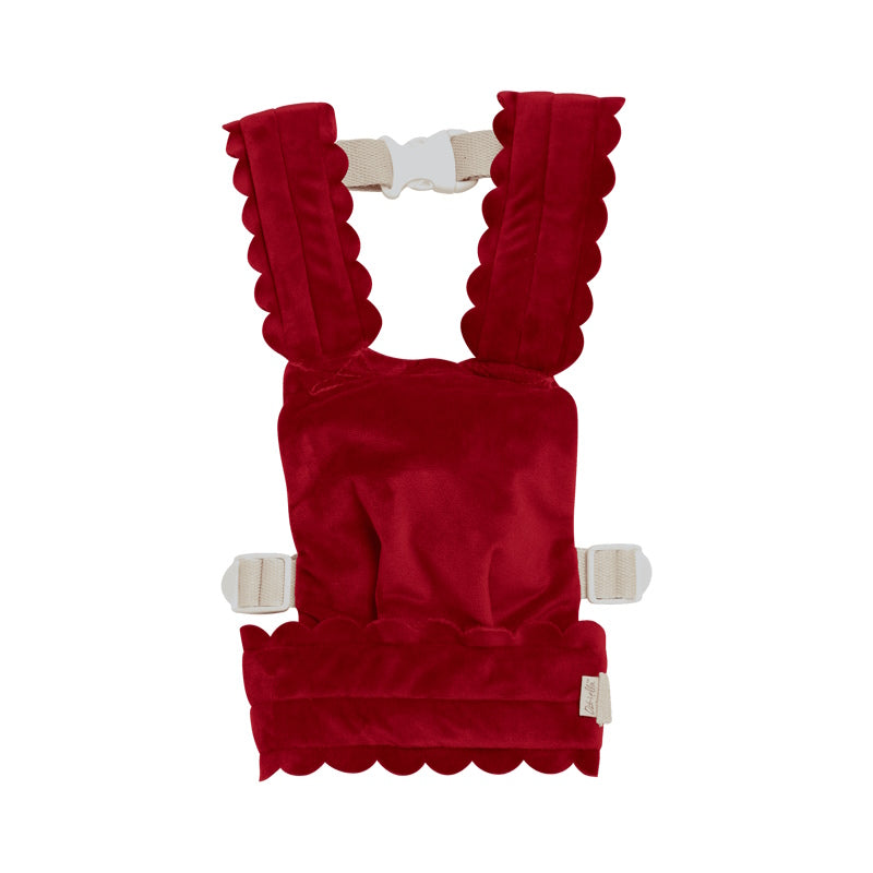 Olli Ella | Dinkum Doll Petal Carrier Red at Milk Tooth Australia