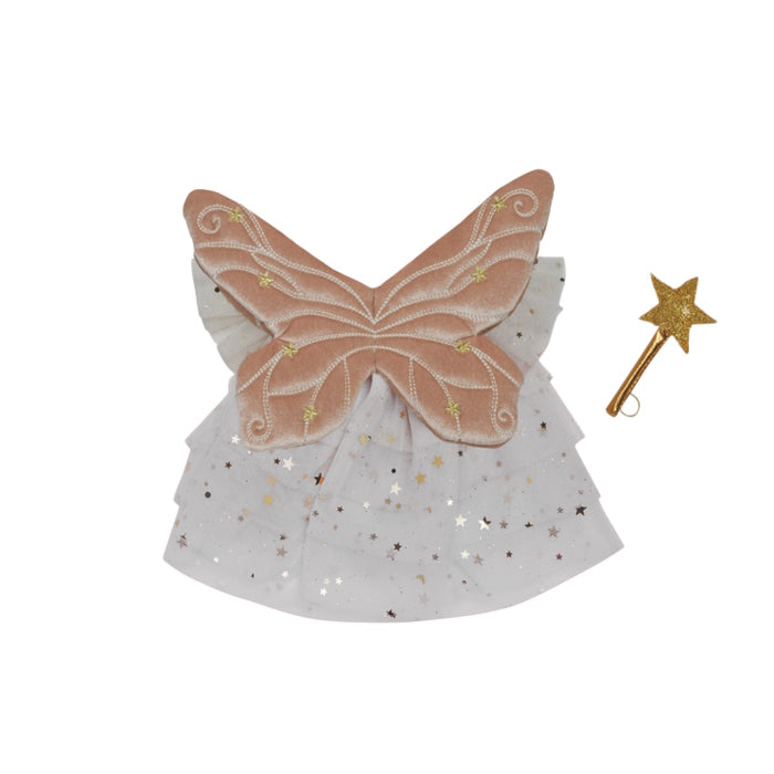 Olli Ella Dinkum Doll Fairy Outfit Pearl at Milk Tooth Australia