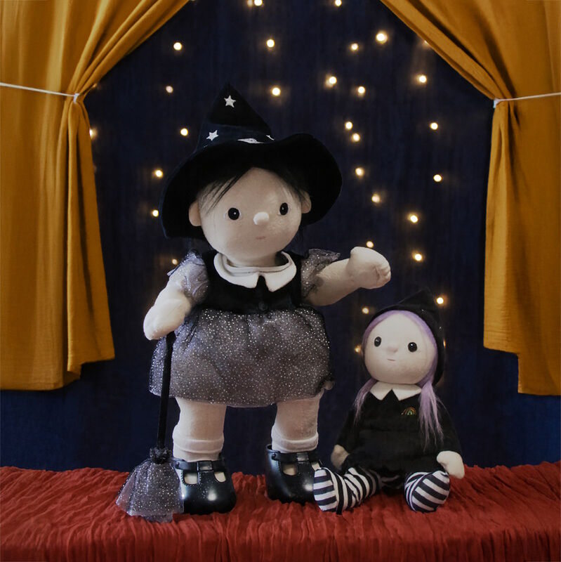 Olli Ella Dream Dinkum Doll Wendy Witch with Dinky Dinkum Willa Witch at Milk Tooth Australia