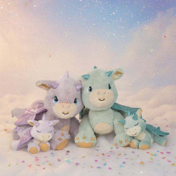 Olli Ella | Binky Dragon Misty Lavender - Milk Tooth