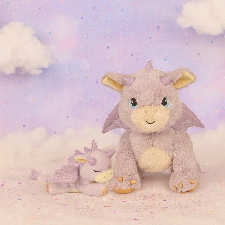 Olli Ella Binky Dragon Misty Lavender at Milk Tooth Australia