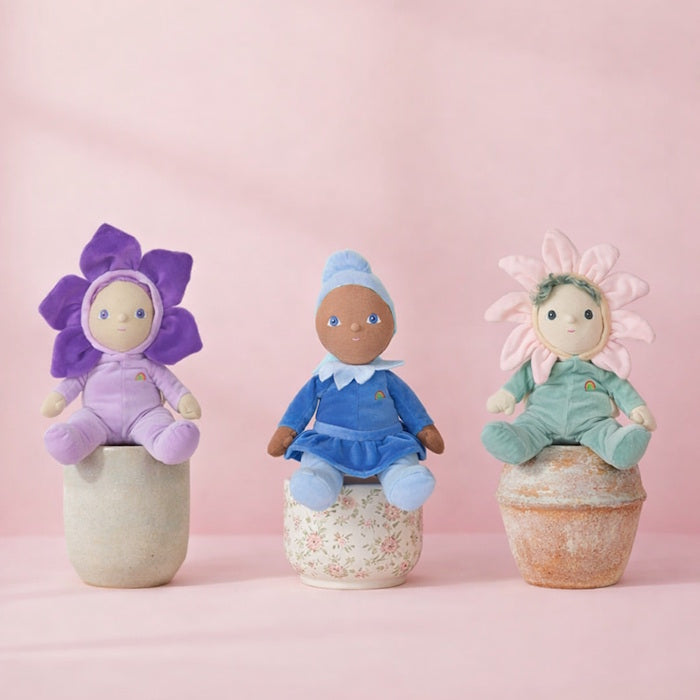 Olli Ella Dinky Dinkum Dolls Blossom Buds Violet Iris Lily