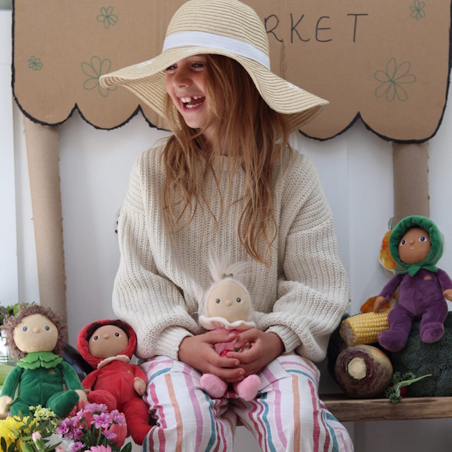 Olli Ella | Dinky Dinkum Harvest Gene Greens at Milk Tooth Australia