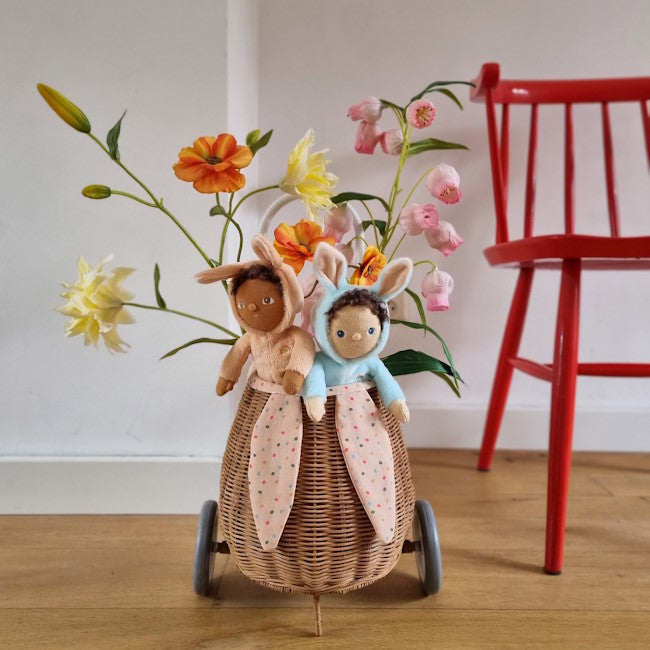 Olli Ella | Dinky Dinkum Fluffle | Basil Bunny Misty Blue at Milk Tooth