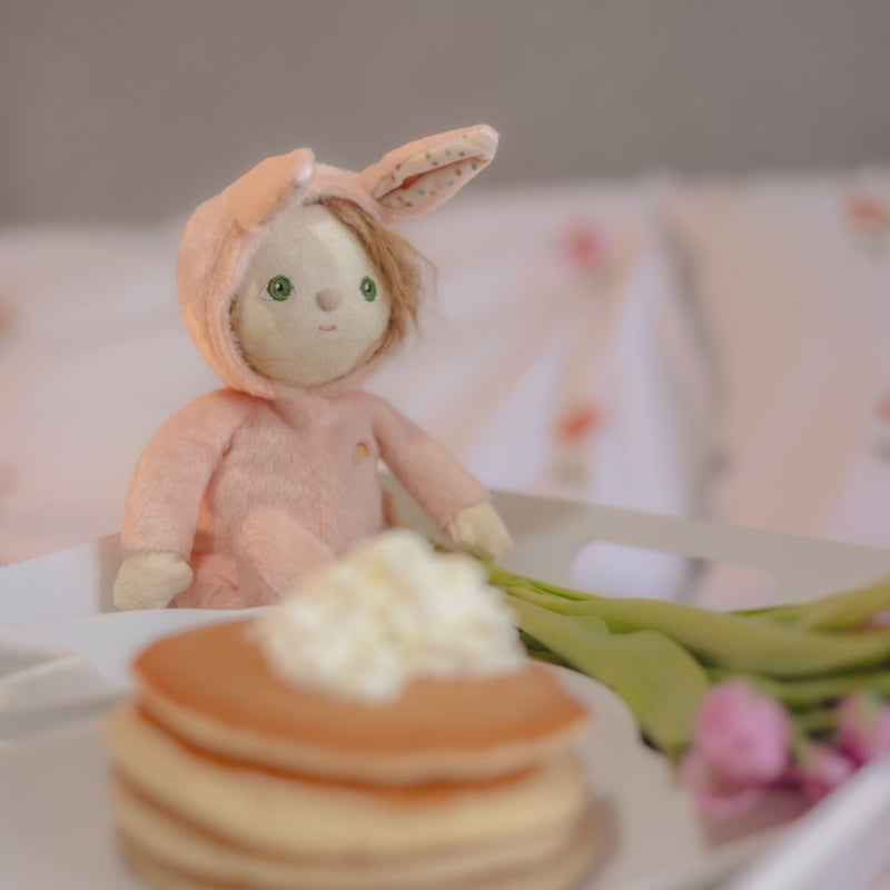 Olli Ella | Dinky Dinkum Fluffle | Babbit Bunny Pink at Milk Tooth Australia