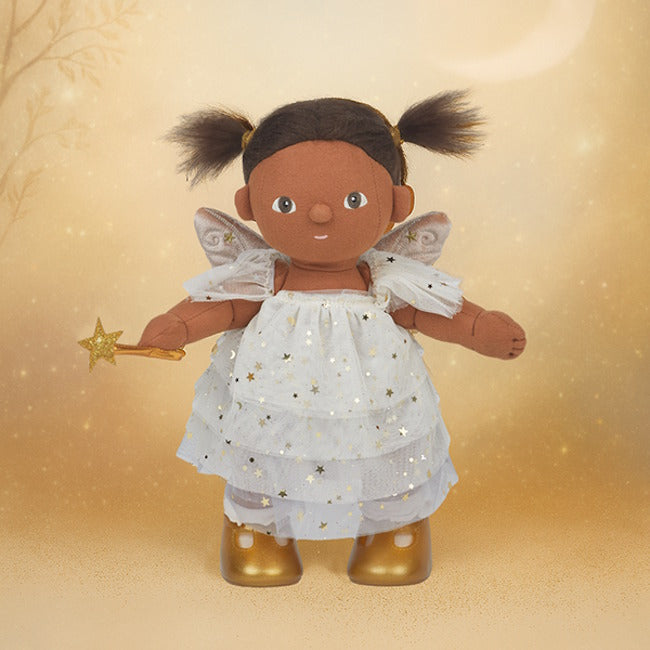 Olli Ella Dinkum Doll Fairy Outfit Pearl at Milk Tooth Australia