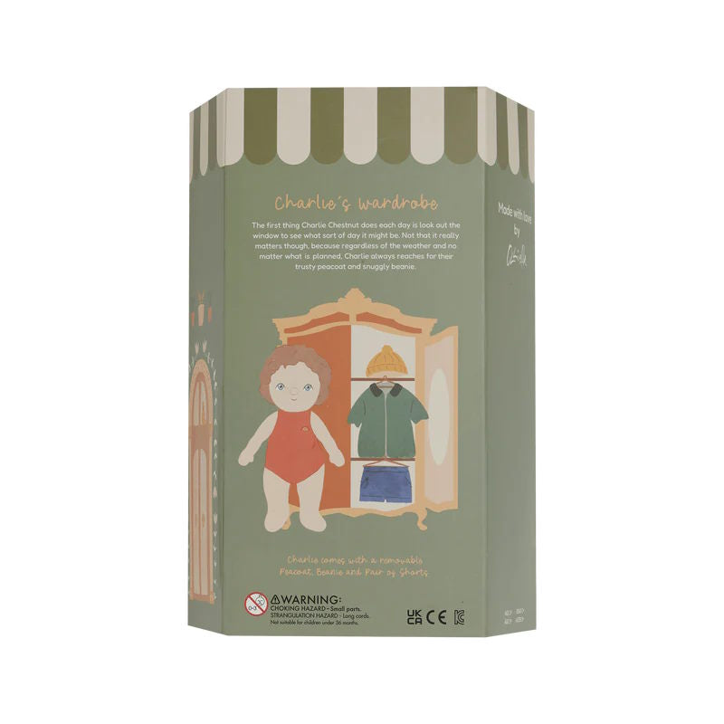 Olli Ella | Dress Me Dinky Charlie Chestnut at Milk Tooth Australia