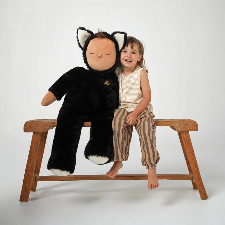 Olli Ella Giant Cozy Dinkum Black Cat Nox at Milk Tooth Australia