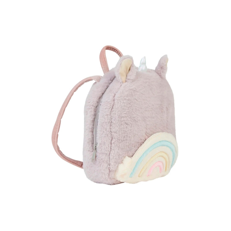 Olli Ella Hopalong Unicorn Backpack Lilac at Milk Tooth Australia