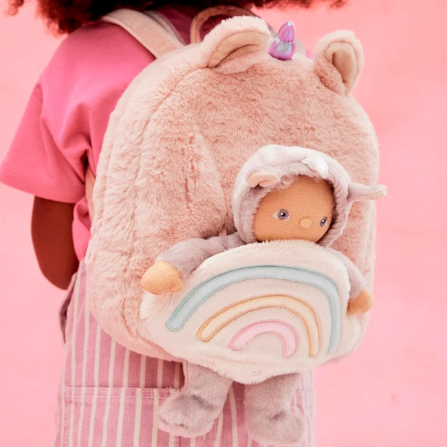 Olli Ella Hopalong Unicorn Backpack Pink at Milk Tooth Australia