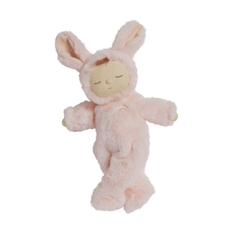 Olli Ella | Lullaby Cozy Dinkum Bunny Moppet Pink at Milk Tooth Australia