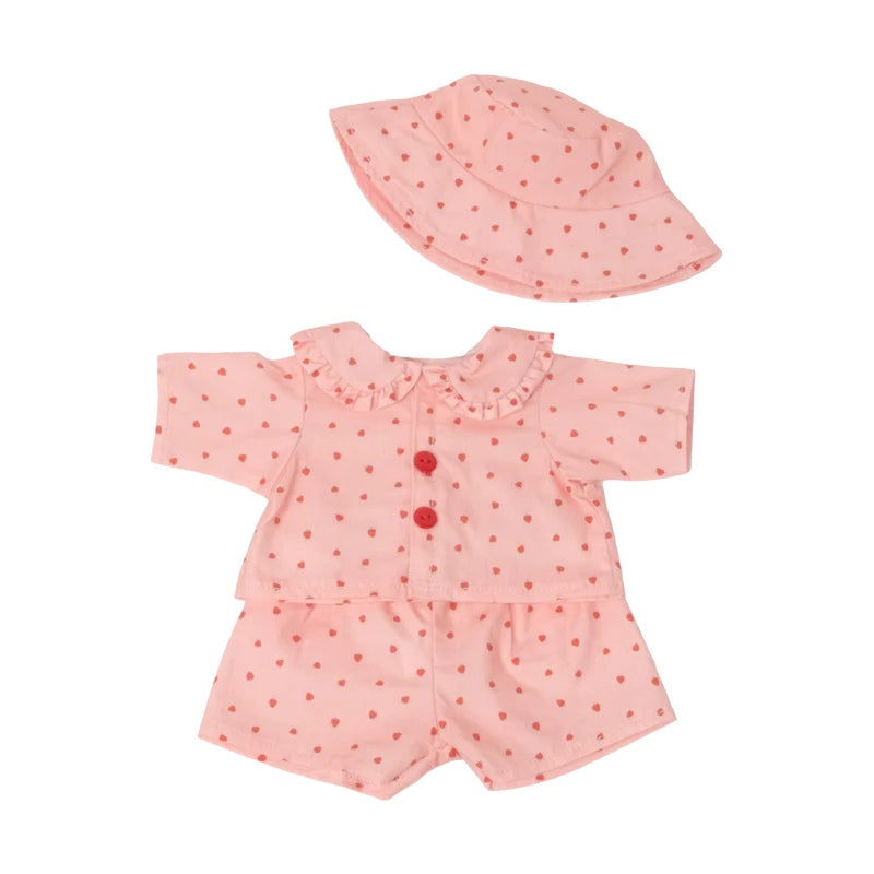 Olli Ella | Dinkum Doll On The Go Outfit Strawberry at Milk Tooth Australia
