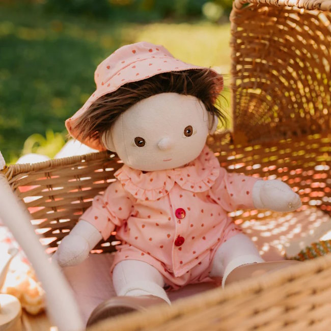 Olli Ella | Dinkum Doll On The Go Outfit Strawberry at Milk Tooth Australia