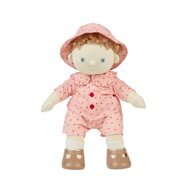 Olli Ella | Dinkum Doll On The Go Outfit Strawberry at Milk Tooth Australia