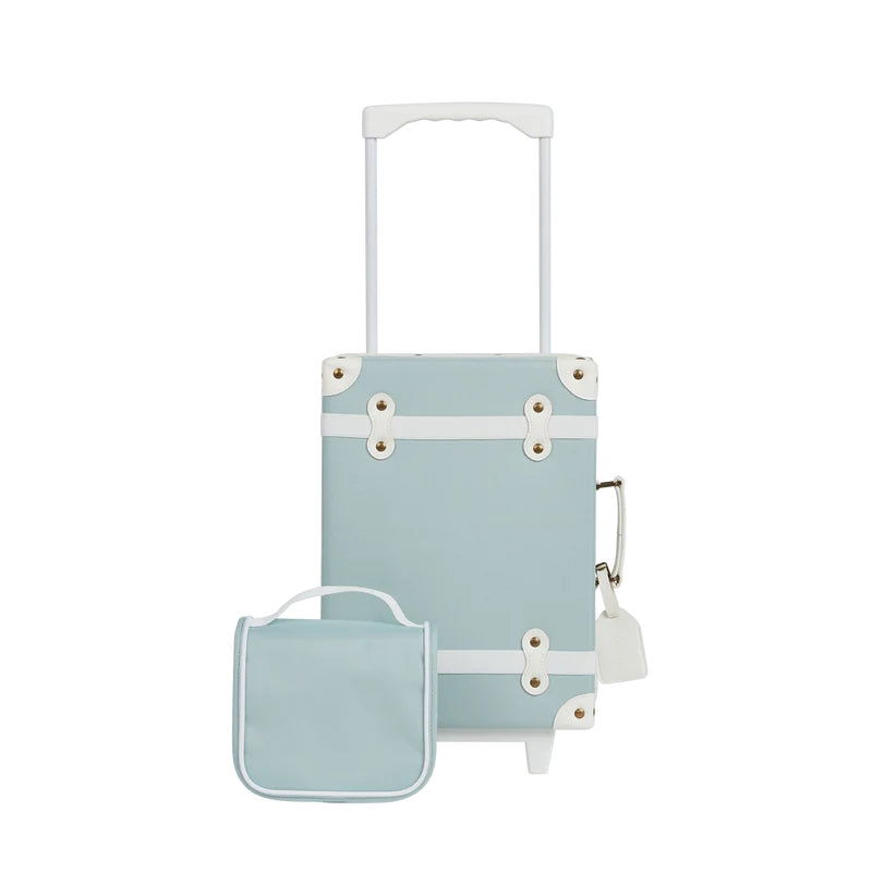 Olli Ella | See-Ya Wash Bag | Steel Blue at Milk Tooth