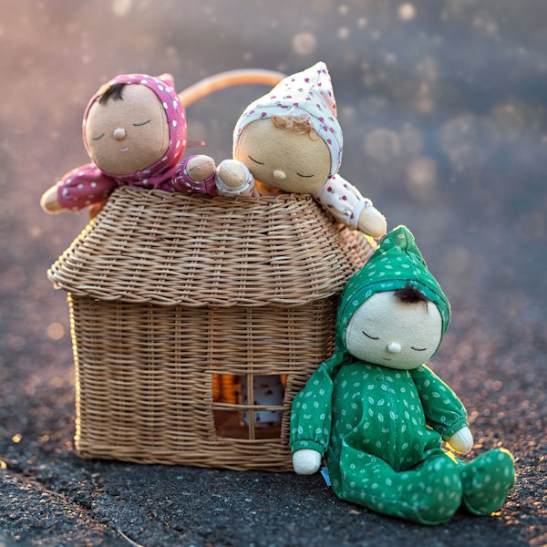 Olli Ella | Holiday Dozy Dinkum Doll | Pudding at Milk Tooth