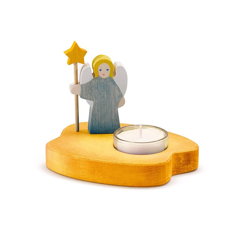 Ostheimer | Kinderkram Candle Holder Angel Blue at Milk Tooth