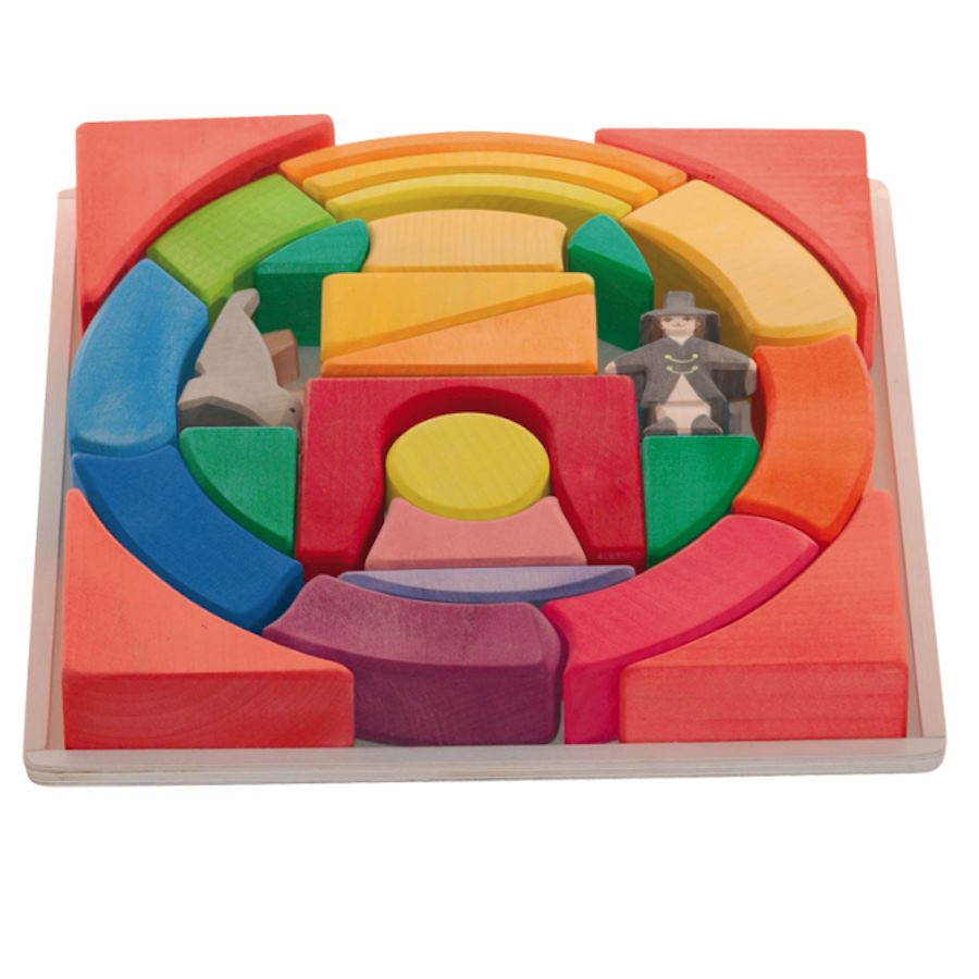 Ostheimer | Kinderkram Rainbow Circus Block Set at Milk Tooth