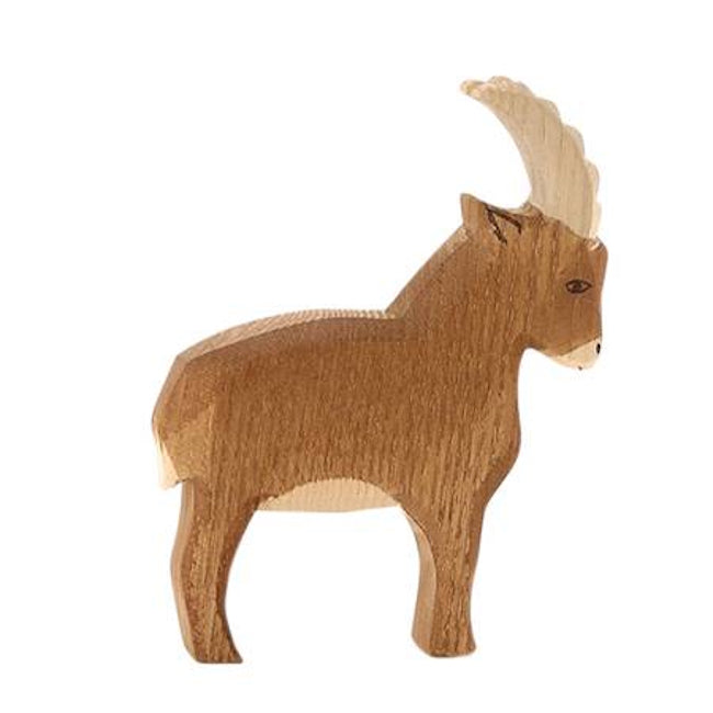 Ostheimer Mountain Goat Standing wooden toy at Milk Tooth Australia