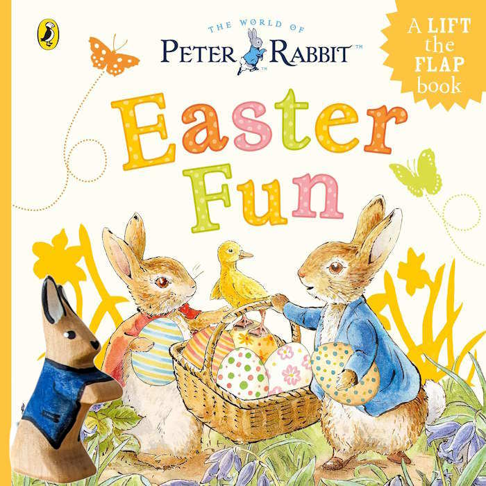 NOM Handcrafted Book &amp; Toy Bundle | Peter Rabbit Easter Fun - Small at Milk Tooth