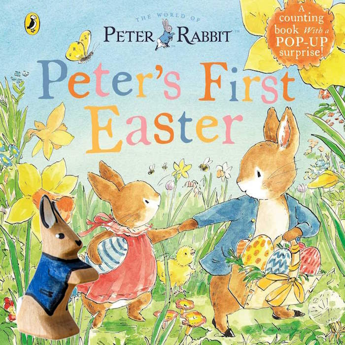 NOM Handcrafted Book &amp; Toy Bundle | Peter&#39;s First Easter - Small at Milk Tooth