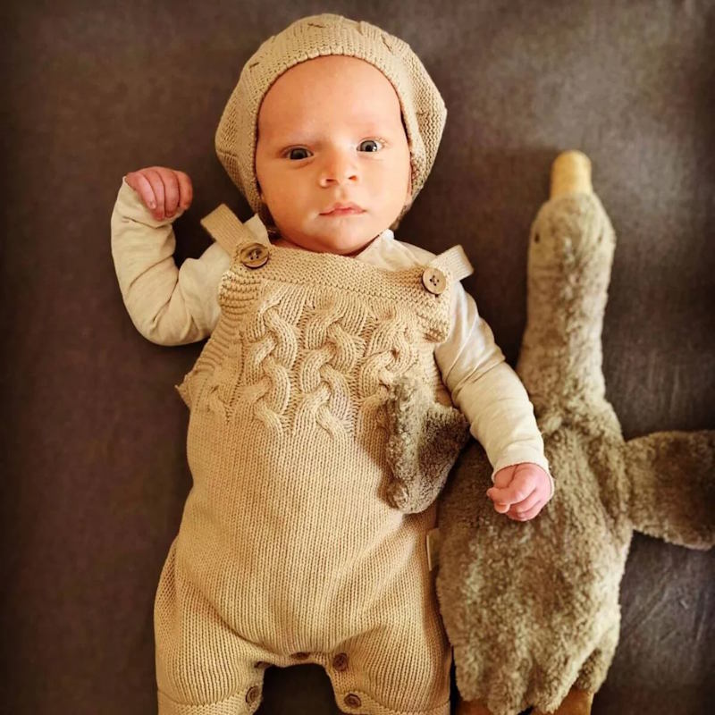 Senger | Cuddly Animal Goose Small Grey Vegan w/ removable heat/cool pack at Milk Tooth Australia