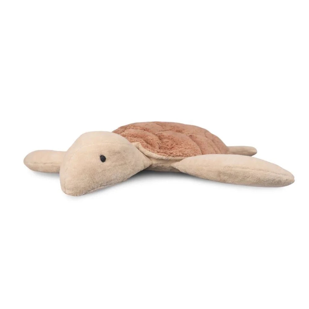 Senger | Cuddly Animal Turtle Small Rosewood w/ removable heat/cool pack at Milk Tooth Australia