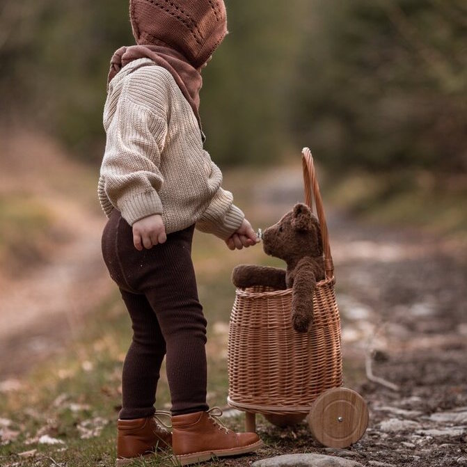 Senger | Floppy Animal Bear Small Brown at Milk Tooth Australia
