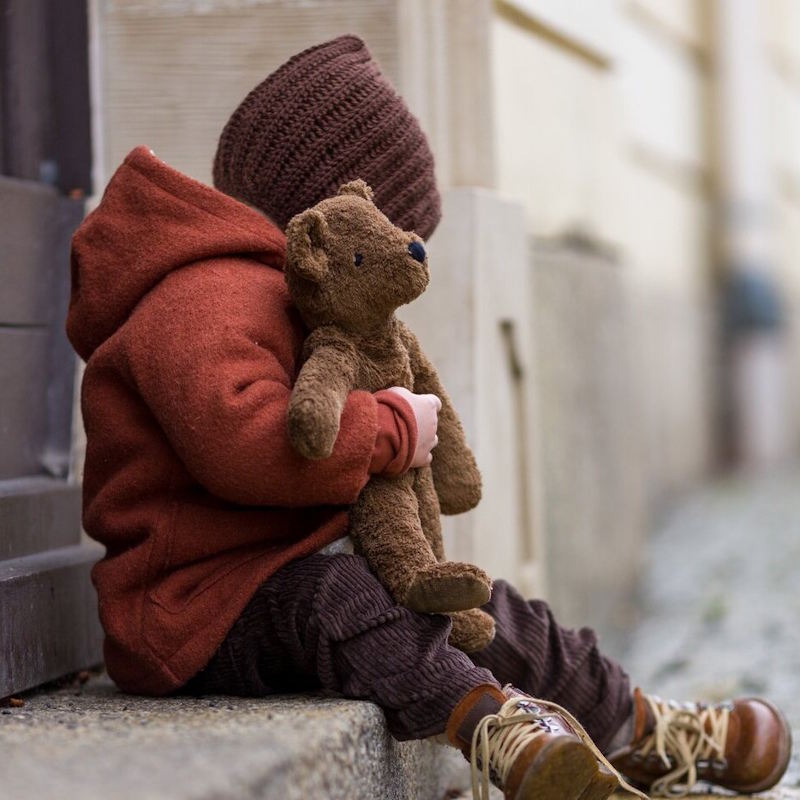 Senger | Floppy Animal Bear Small Brown at Milk Tooth Australia