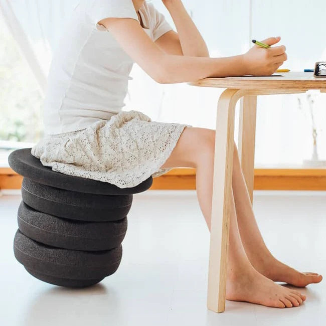 Stapelstein | Balance Board Black at Milk Tooth