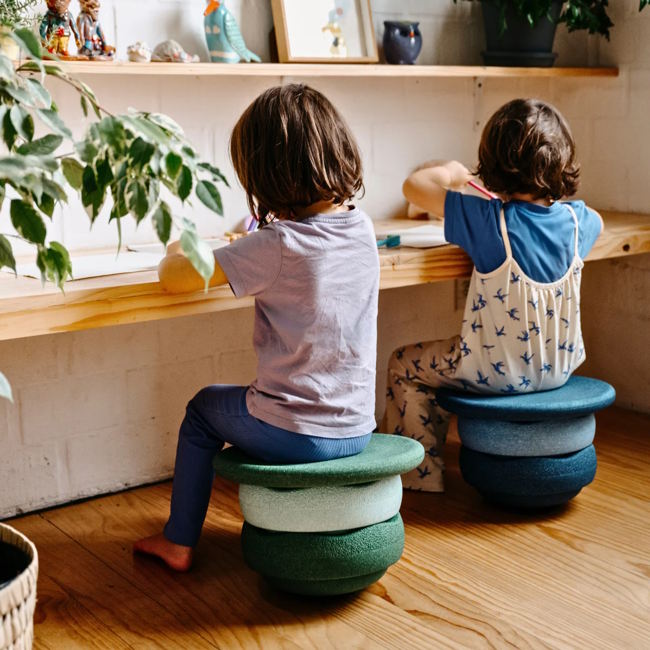 Stapelstein Balance Board Dark Green at Milk Tooth Australia