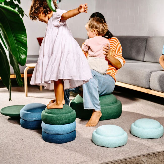 Stapelstein Balance Board Dark Green at Milk Tooth Australia