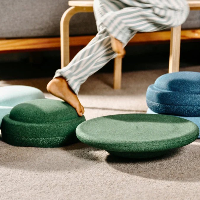 Stapelstein Balance Board Dark Green at Milk Tooth Australia