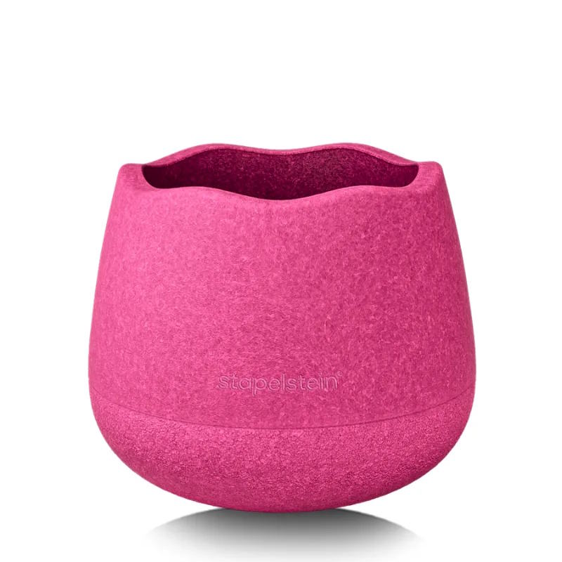 Stapelstein Dynamic Base Pink Seating and Storage Toy at Milk Tooth Australia