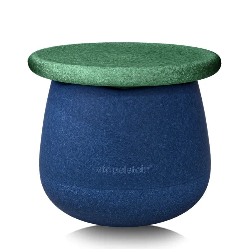 Stapelstein Dynamic Set Small Waters and Greens stool and balance board for kids