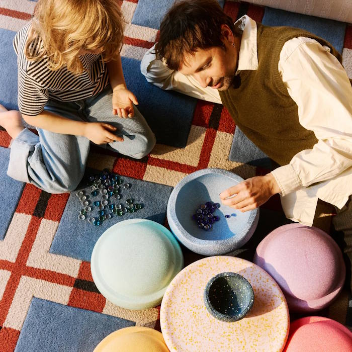 Stapelstein EASTER PROMO | Rainbow Pastel 6+1 (Petal Board) + Pond Mini Stone PRE-ORDER