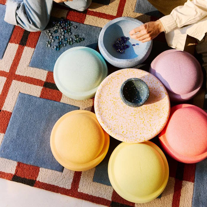 Stapelstein EASTER PROMO | Rainbow Pastel 6+1 (Petal Board) + Pond Mini Stone PRE-ORDER