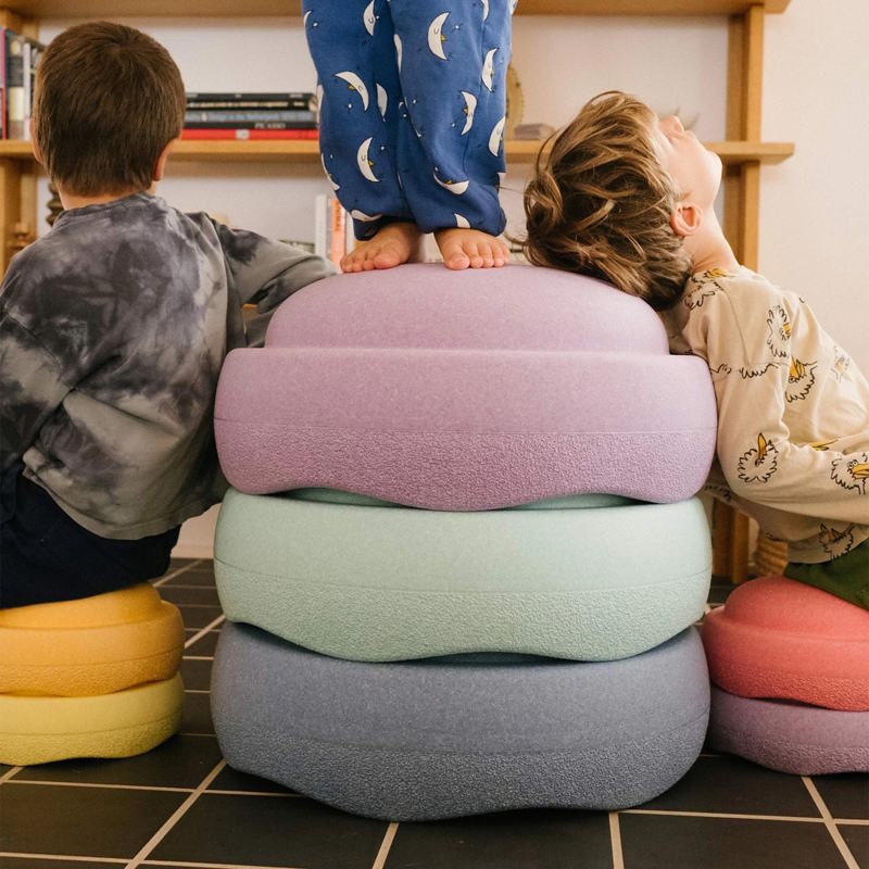 Stapelstein Pastel Grow XL Single Stone at Milk Tooth Australia