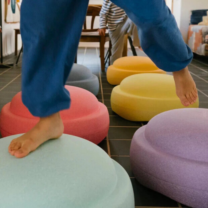 Stapelstein Rainbow Pastel Grow XL Single Stone at Milk Tooth Australia