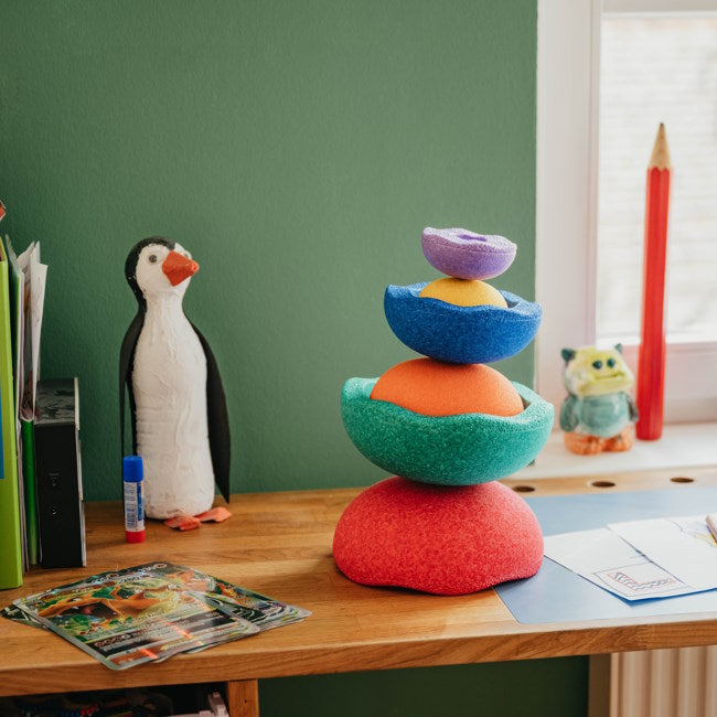 Stapelstein Inside Rainbow Classic Nesting Stones at Milk Tooth Australia