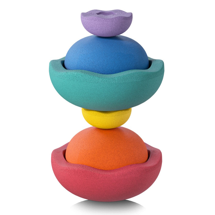Stapelstein Inside Rainbow Classic Nesting Stones at Milk Tooth Australia
