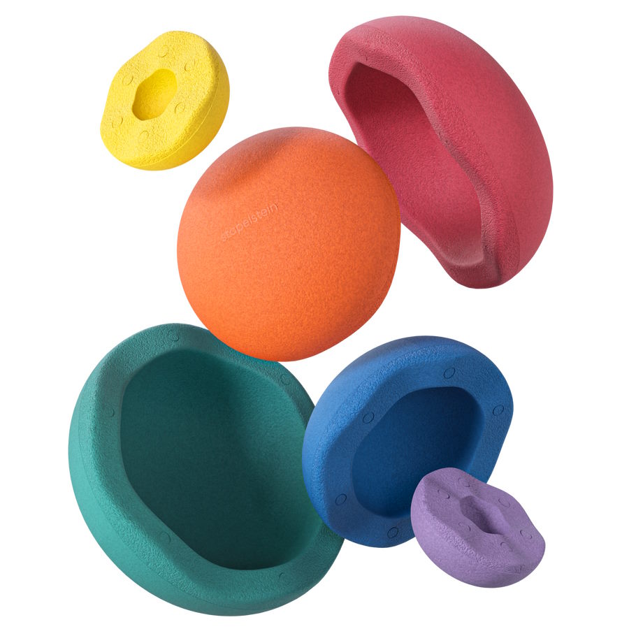 Stapelstein Inside Rainbow Classic Nesting Stones at Milk Tooth Australia