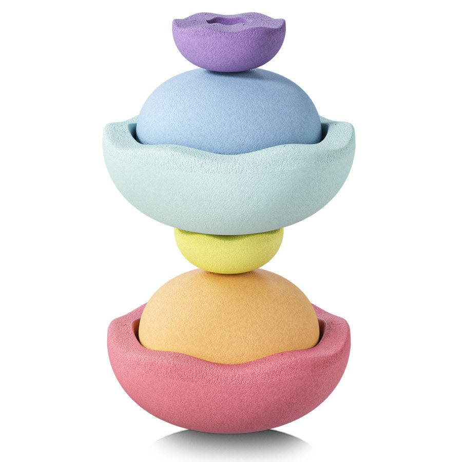 Stapelstein Inside Pastel Classic Nesting Stones at Milk Tooth Australia