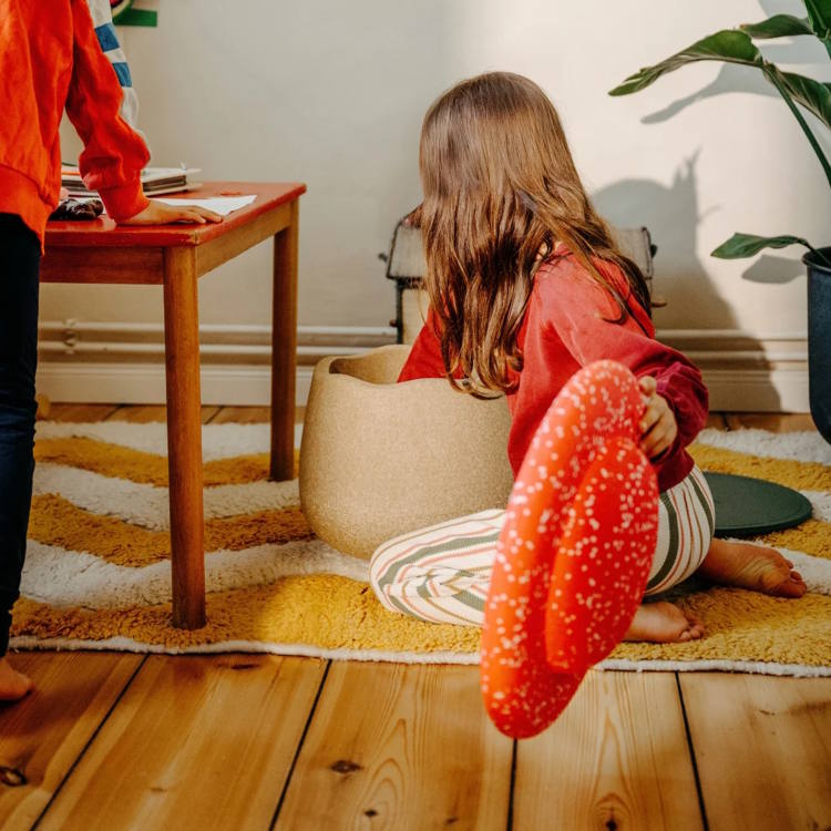 Stapelstein | Limited Edition Balance Board Red Rose Agaric Toadstool