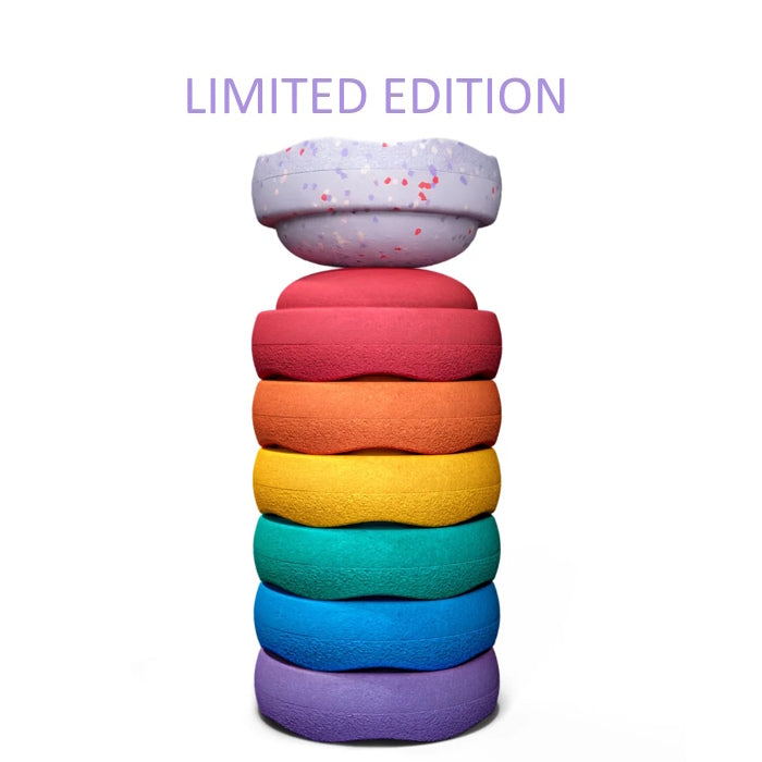 Stapelstein | Limited Edition Mini Rainbow Classic Set of 7 Hidden Giants