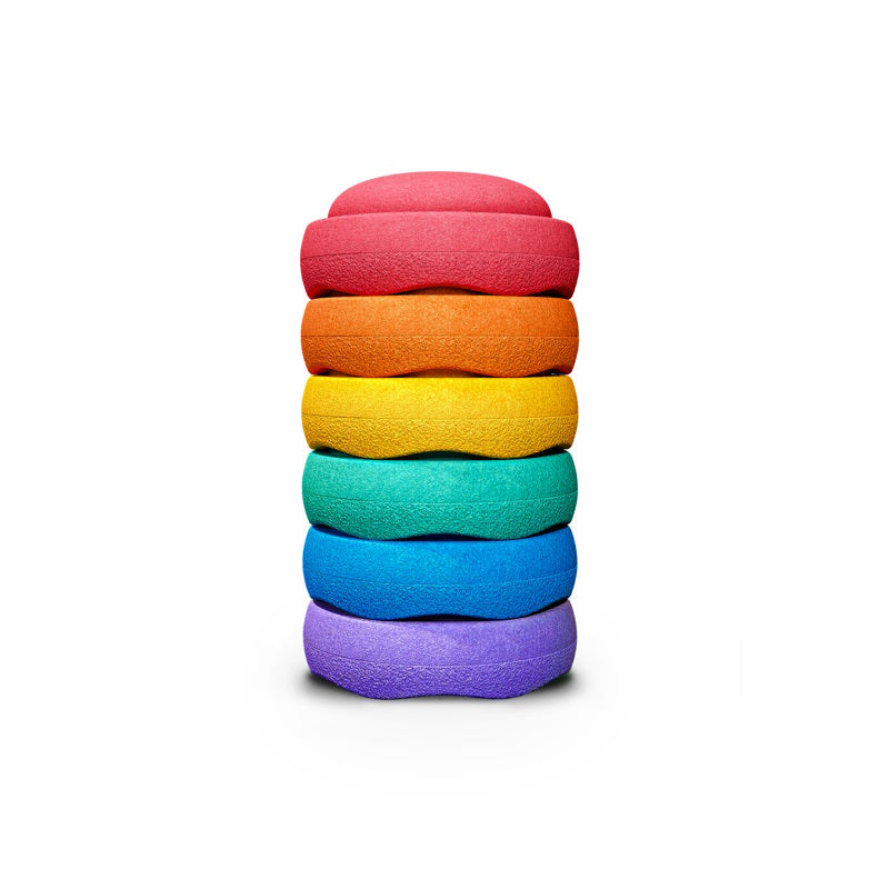 Stapelstein | Mini Rainbow Classic Set of 6 SET ASIDE at Milk Tooth Australia