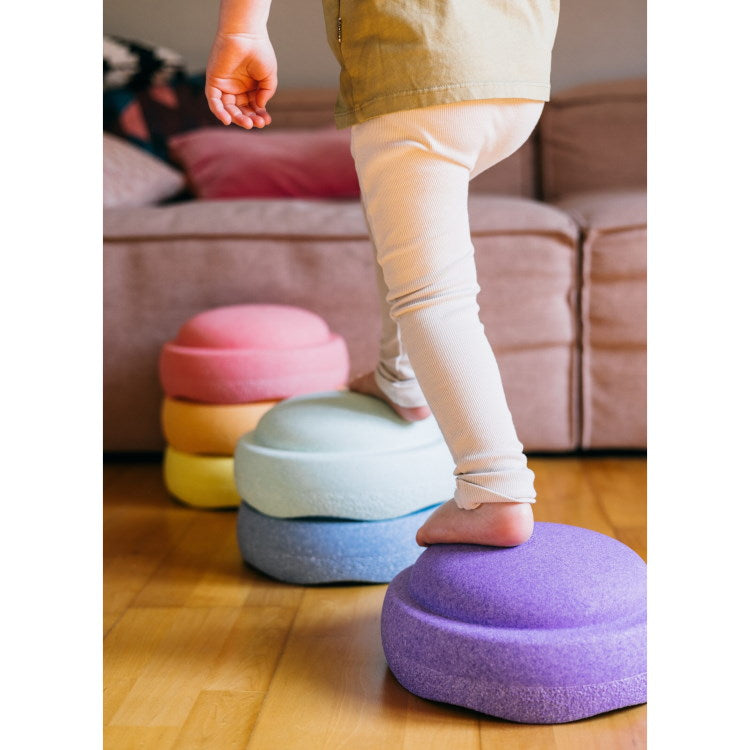 Stapelstein | Rainbow Pastel 6 + FREE SUPER CONFETTI BOARD at Milk Tooth